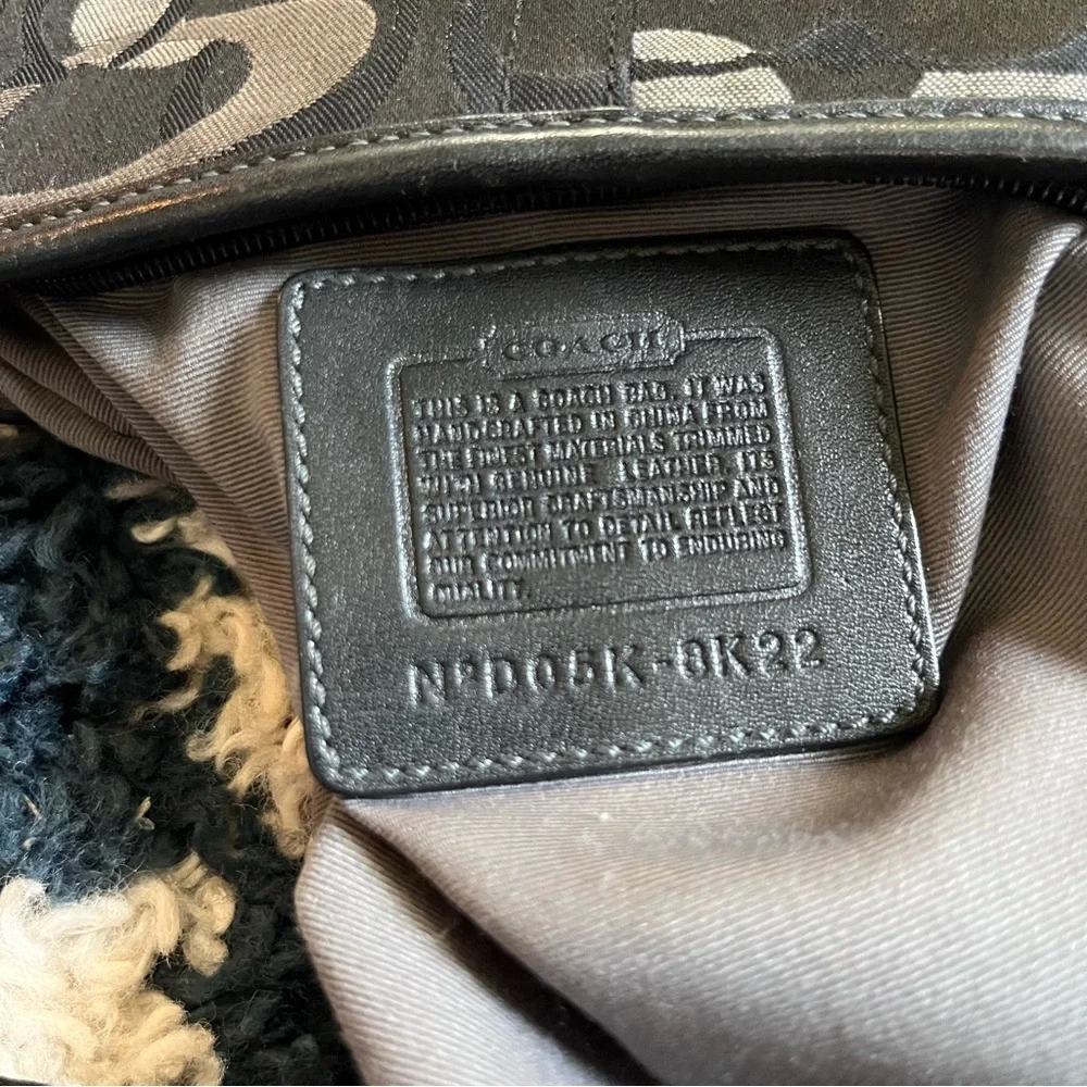 Coach Black Signature Crossbody Bag